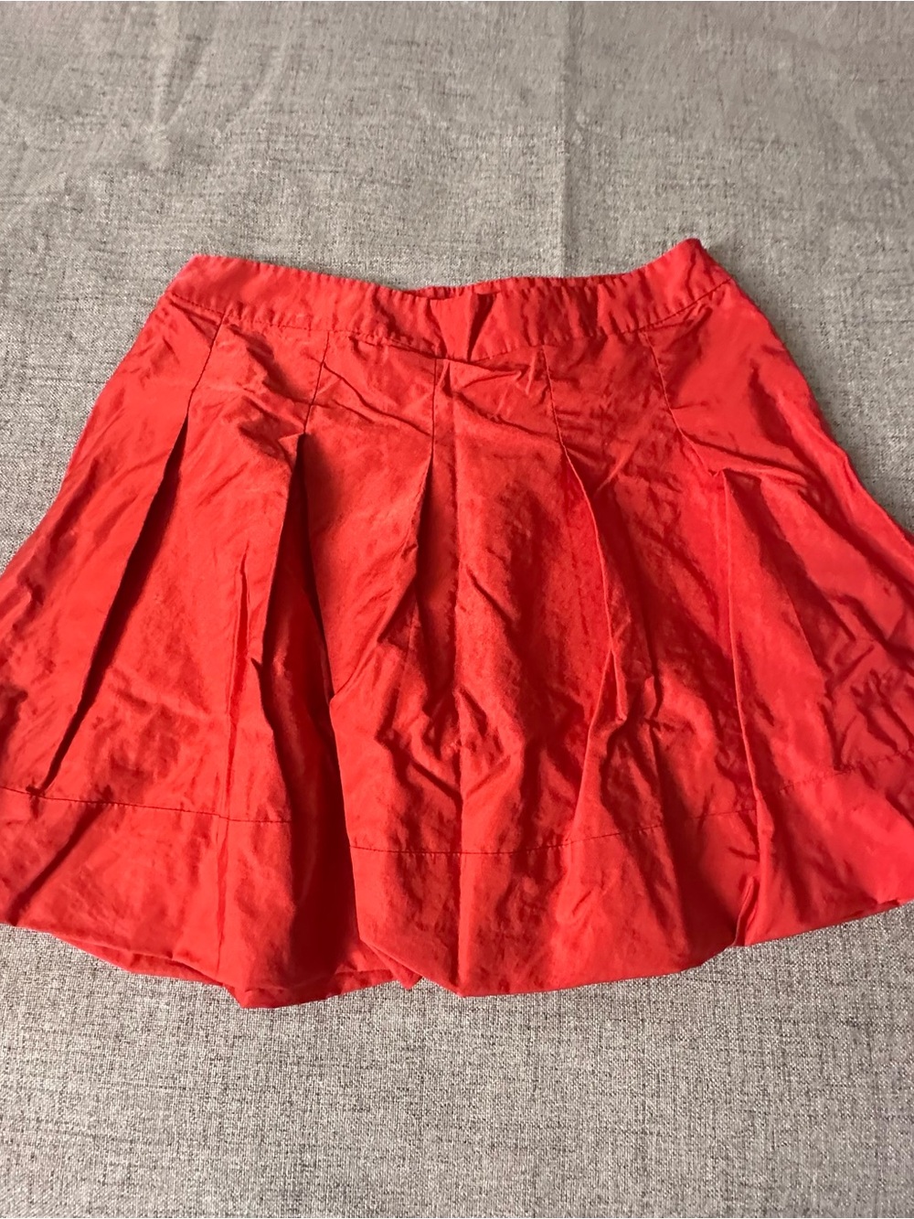 Vintage Carol & John’s Red Pleated Mini Skirt